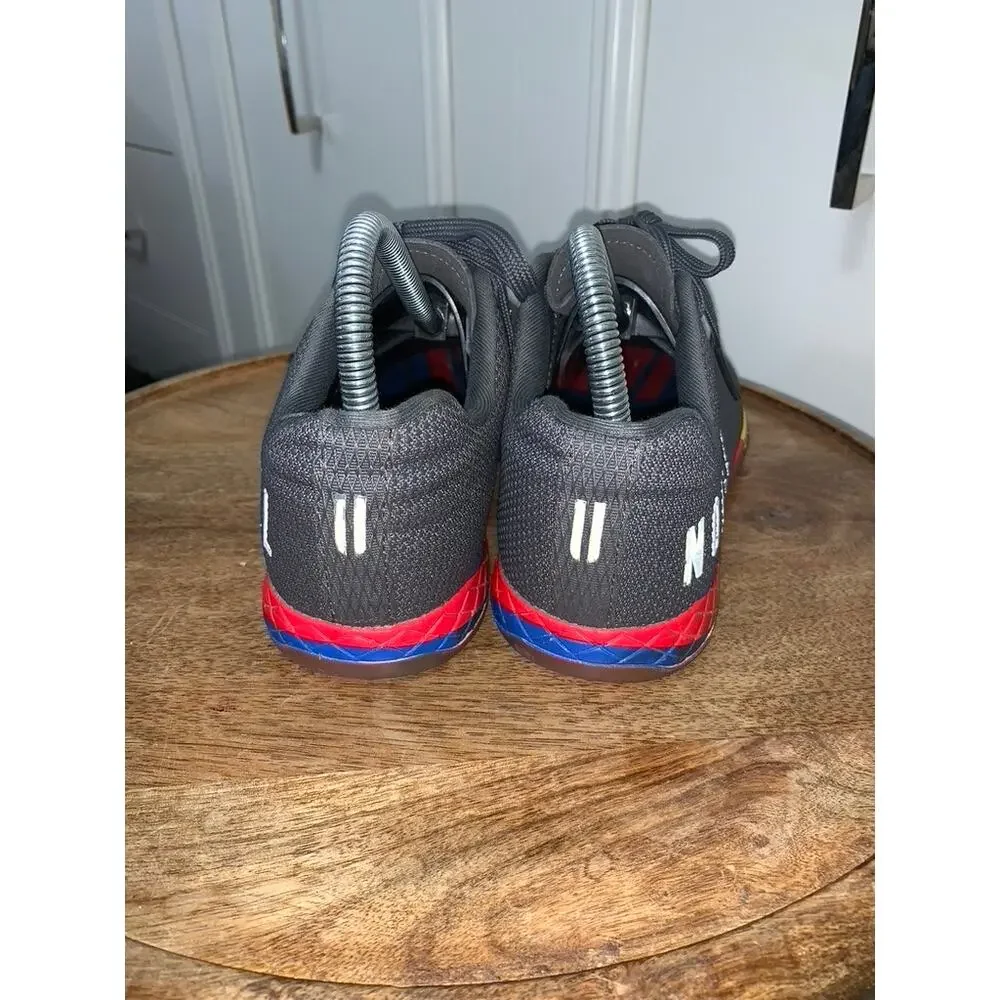 NOBULL Lightning Trainer Unisex Sneakers Gray Rainbow Men's 6 /‎ Women's 7.5